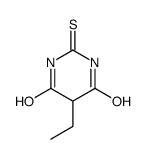 5-ethyl-2-sulfanylidene-1,3-diazinane-4,6-dione结构式