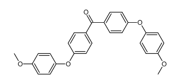 4,4'-bis-(4-methoxy-phenoxy)-benzophenone Structure