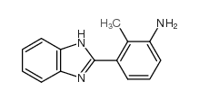 3-(1H-Benzoimidazol-2-yl)-2-methyl-phenylamine structure