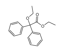 α-ethoxydiphenylacetic acid ethyl ester结构式