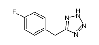 5-[(4-fluorophenyl)methyl]-2H-tetrazole结构式