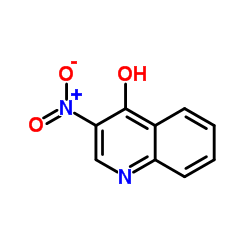 3-硝基-4-羟基喹啉结构式