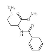 L-Methionine,N-benzoyl-, methyl ester structure