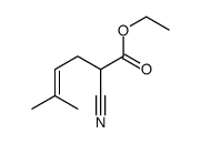 ethyl 2-cyano-5-methylhex-4-enoate Structure