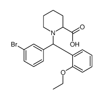 1-[(3-bromophenyl)-(2-ethoxyphenyl)methyl]piperidine-2-carboxylic acid Structure