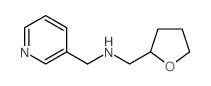 Pyridin-3-ylmethyl-(tetrahydro-furan-2-ylmethyl)-amine Structure