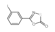 5-(3-iodophenyl)-1,3,4-oxathiazol-2-one structure