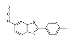 6-isothiocyanato-2-(4-methylphenyl)-1,3-benzothiazole Structure