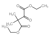 Butanedioic acid,2,2-dimethyl-3-oxo-, 1,4-diethyl ester结构式