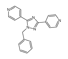 4-(1-benzyl-5-pyridin-4-yl-1,2,4-triazol-3-yl)pyridine Structure