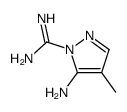 5-amino-4-methylpyrazole-1-carboximidamide Structure