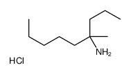 4-methylnonan-4-ylazanium,chloride Structure