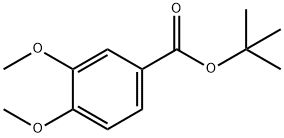 Benzoic acid, 3,4-diMethoxy-, 1,1-diMethylethyl ester结构式