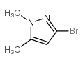 1,5-二甲基-3-溴-1H-吡唑结构式