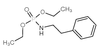 Phosphoramidic acid,(2-phenylethyl)-, diethyl ester (9CI) structure