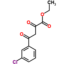 Ethyl 4-(3-chlorophenyl)-2,4-dioxobutanoate Structure