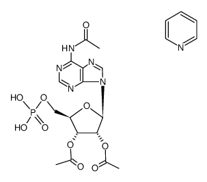 N6,O2',O3'-Triacetyladenosin-5-phosphat-pyridinium Structure