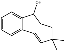 (9E)-5,6,7,8-Tetrahydro-8,8-dimethylbenzocycloocten-5-ol结构式