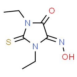 4,5-Imidazolidinedione,1,3-diethyl-2-thioxo-,4-oxime(9CI) picture