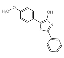 4-Thiazolol,5-(4-methoxyphenyl)-2-phenyl- picture