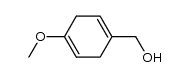 1-Methoxy-4-(hydroxymethyl)-1,4-cyclohexadiene Structure