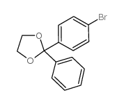 4-BROMOBENZOPHENONE ETHYLENE KETAL structure