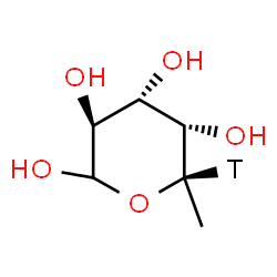 L-FUCOSE-(5,6-3H) Structure