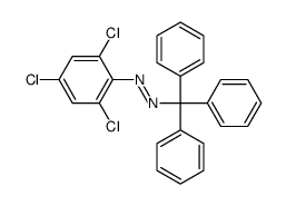 (2,4,6-trichlorophenyl)-trityldiazene Structure