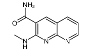 2-(methylamino)-1,8-naphthyridine-3-carboxamide结构式