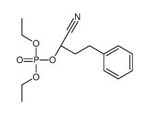 [(1R)-1-cyano-3-phenylpropyl] diethyl phosphate结构式