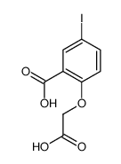 2-(Carboxymethoxy)-5-iodobenzoic acid结构式