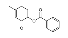 (4-methyl-2-oxocyclohex-3-en-1-yl) benzoate Structure