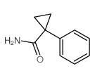 Cyclopropanecarboxamide,1-phenyl- structure