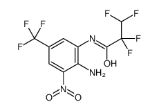 N-[2-amino-3-nitro-5-(trifluoromethyl)phenyl]-2,2,3,3-tetrafluoro-prop anamide Structure