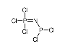 trichloro(dichlorophosphanylimino)-λ5-phosphane Structure
