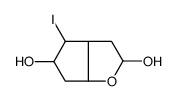 4-iodo-3,3a,4,5,6,6a-hexahydro-2H-cyclopenta[b]furan-2,5-diol Structure