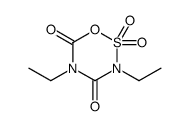 3,5-diethyl-2,2-dioxo-1,2,3,5-oxathiadiazinane-4,6-dione Structure