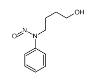 N-(4-hydroxybutyl)-N-phenylnitrous amide结构式