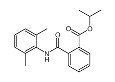 N-(2,6-Dimethyl-phenyl)-phthalamic acid isopropyl ester Structure