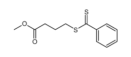 4-Thiobenzoylsulfanyl-butyric acid methyl ester Structure