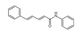 5-phenyl-penta-2,4-dienoic acid anilide Structure