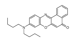 9-(dibutylamino)benzo[a]phenoxazin-5-one结构式