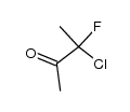 3-Chlor-3-fluor-2-butanon Structure