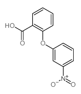 2-(3-硝基苯氧基)苯甲酸结构式