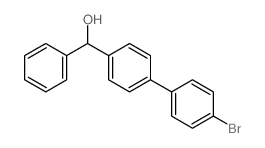 [1,1'-Biphenyl]-4-methanol,4'-bromo-a-phenyl-结构式