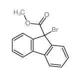 methyl 9-bromofluorene-9-carboxylate结构式