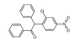 α-(2-chloro-4-nitrophenyl)deoxybenzoin Structure