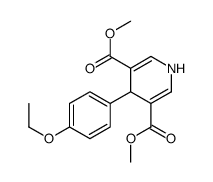 dimethyl 4-(4-ethoxyphenyl)-1,4-dihydropyridine-3,5-dicarboxylate结构式