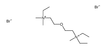 diethyl-[2-[2-[ethyl(dimethyl)azaniumyl]ethoxy]ethyl]-methylazanium,dibromide Structure