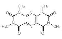 Pyrimido[5,4-g]pteridine-2,4,6,8(1H,3H,7H,9H)-tetrone,1,3,7,9-tetramethyl-结构式
